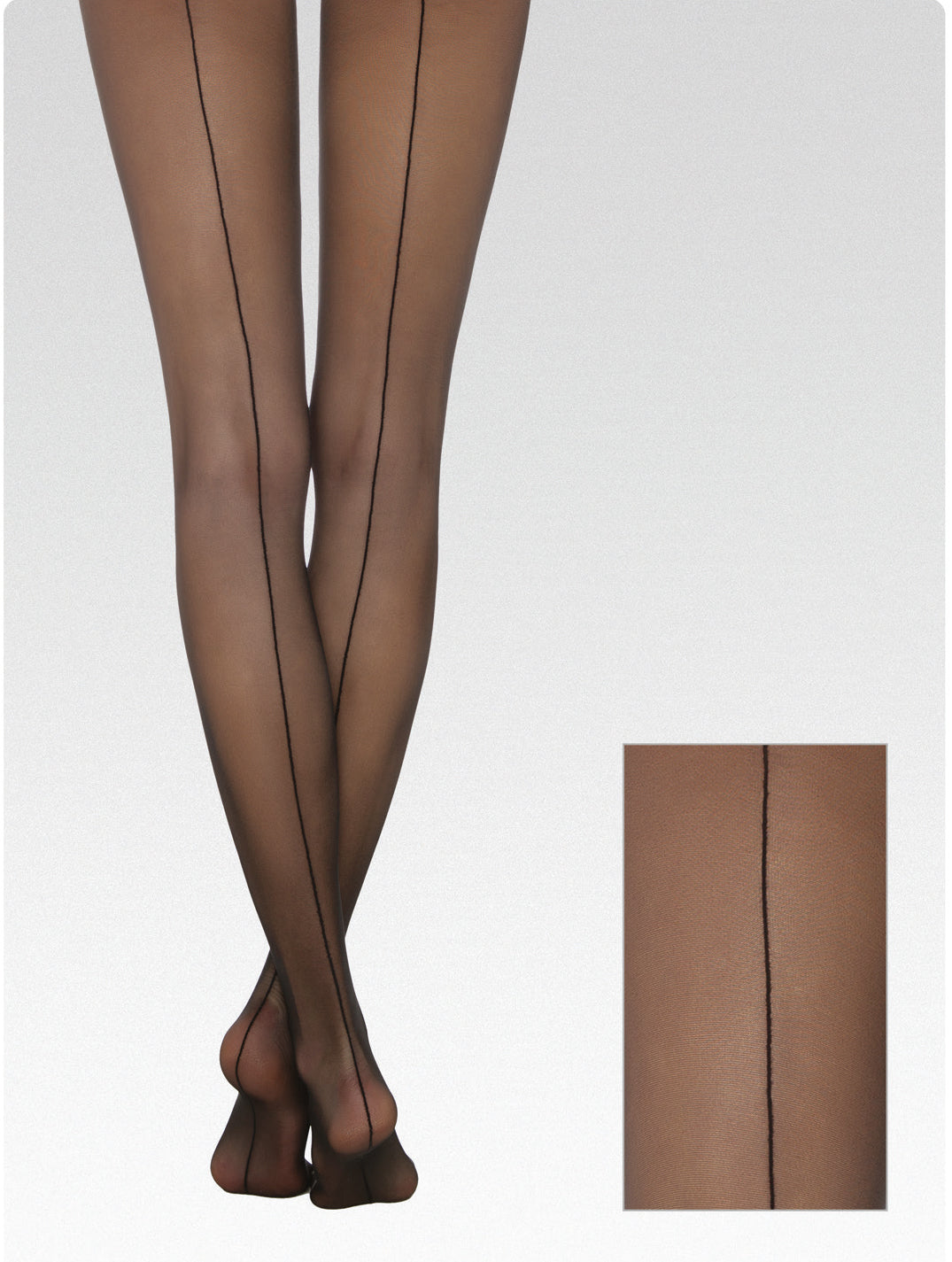 Conte Line 20 Den - Fantasy Tights for Women with an imitation seam (20С-45СП)