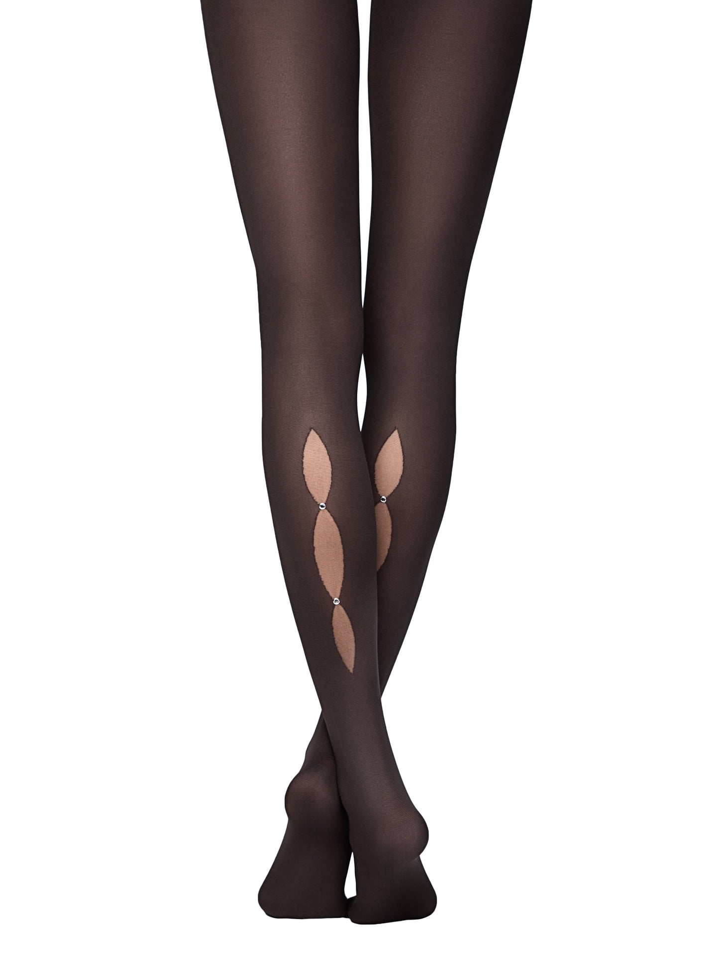 Conte Magic 50 Den - Fantasy Tights for Women with rhinestones & "droplet" pattern (16С-132СП)