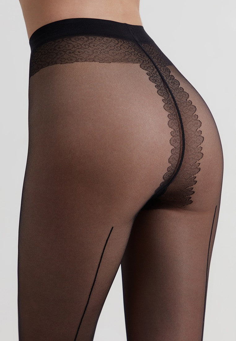 Conte Line 20 Den - Fantasy Tights for Women with an imitation seam (20С-45СП)