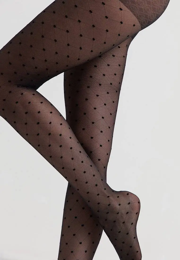 Conte Pois 20 Den - Fantasy Tights for Women with Geometric Dots (19С-103СП)