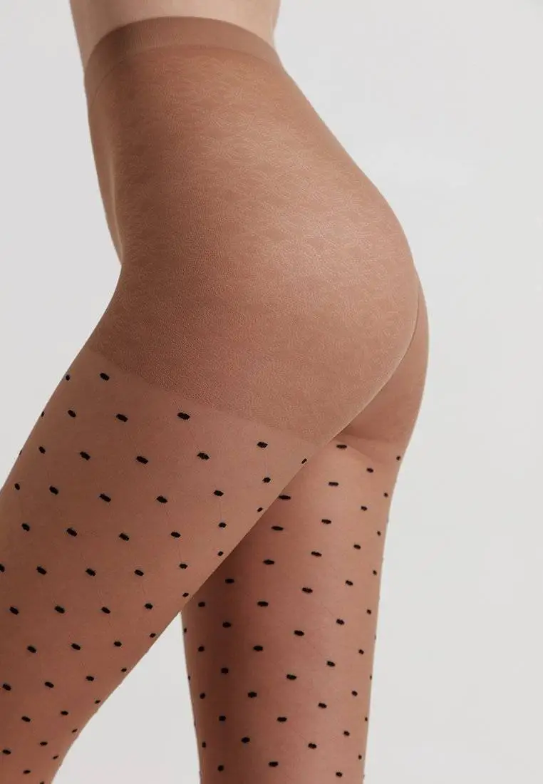 Conte Pois 20 Den - Fantasy Tights for Women with Geometric Dots (19С-103СП)