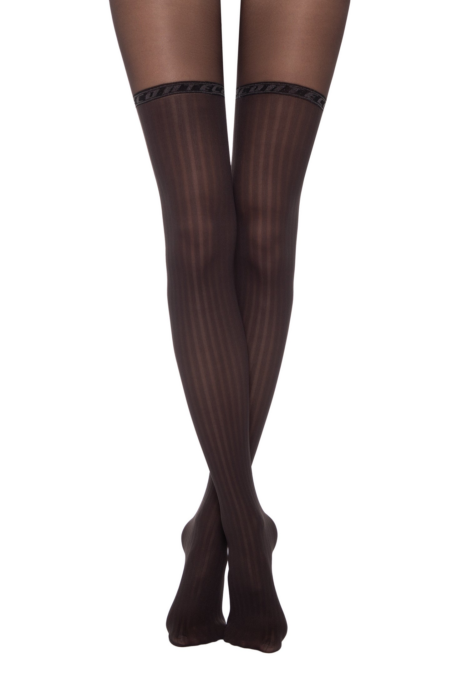 Conte Glam 40 Den - Fantasy Tights for Women with Stockings Imitation (19С-240СП)