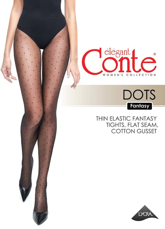 Conte Dots 20 Den - Fantasy Tights for Women with a Polka Dots (14С-48СП)