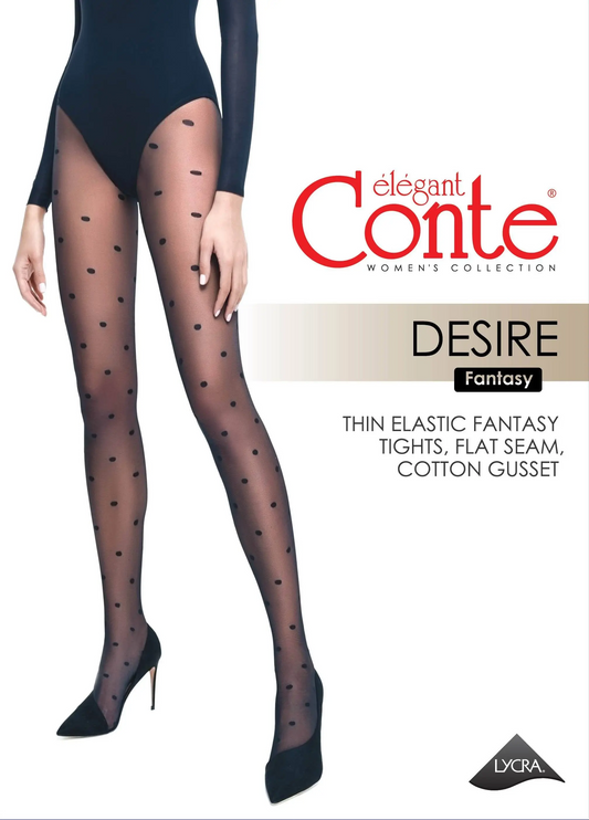 Conte Desire 20 Den - Fantasy Polka Dots Tights for Women (18С-107СП)