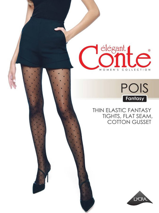 Conte Pois 20 Den - Fantasy Tights for Women with Geometric Dots (19С-103СП)