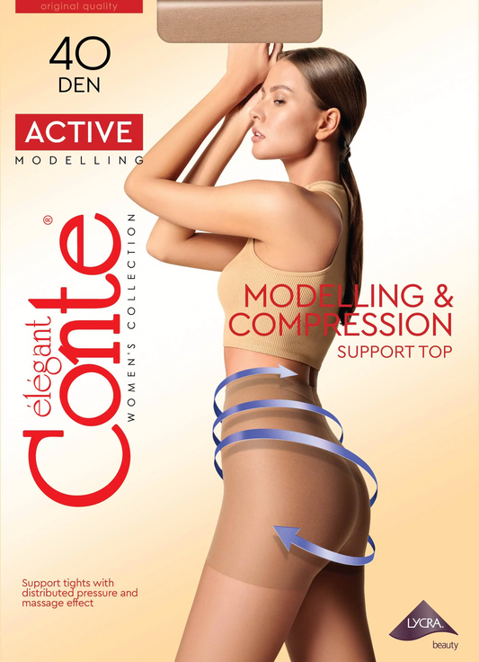 Conte Active 40 Den - Shaping Tights for Women (8С-61СП)