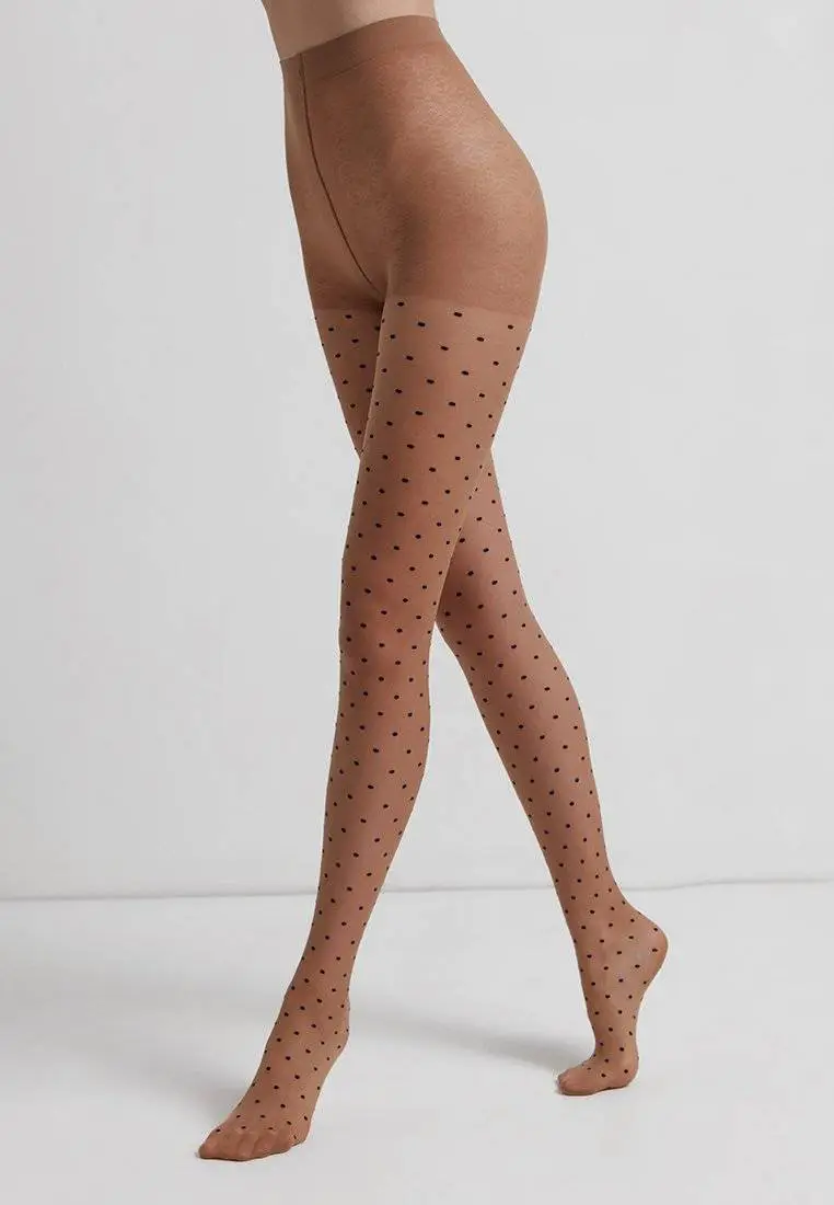 Conte Pois 20 Den - Fantasy Tights for Women with Geometric Dots (19С-103СП)